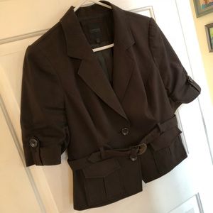 The Limited Brown Blazer Jacket